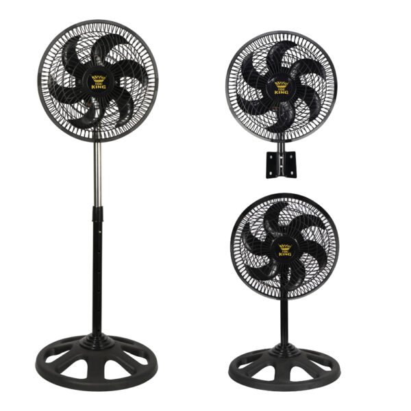 Hot Selling 110V Ventilador Products Electric Pedestal Fan 3 Speed 220v Cooper Motor Indoor Standing Fan - 10寸塑料网六孔黑色