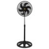 10 Inch Household Electric Ventilateur 2500RPM 55W Ac Motor Pedestal Fan Manufacturer Stand Fan - 10寸塑料黑
