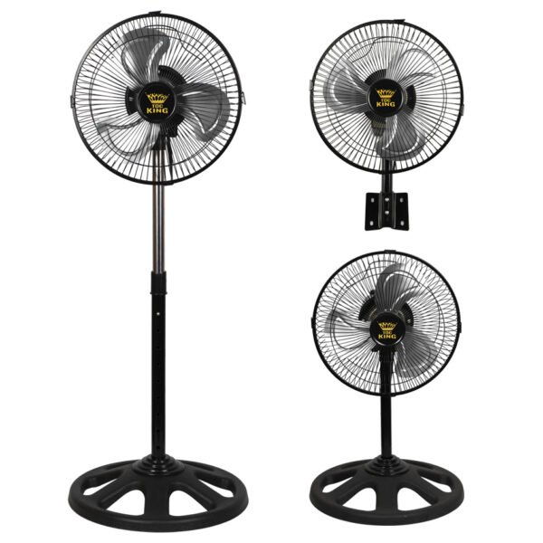 10寸金属三合一 New Product Standard Electric Fan 220V 127V 2600RPM High Speed AC Motor Stand Fan Price In Nepal - 10寸金属三合一
