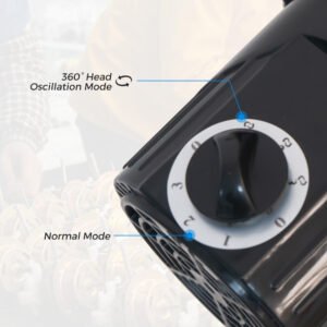 Wholesale 12 Inch 360 Degree Stand Fan 10 Inch 220V 110V Ventilador AC Motor Height Adjustable Fan Pedestal Fan - 12寸塑料黑色 360度摇头解析