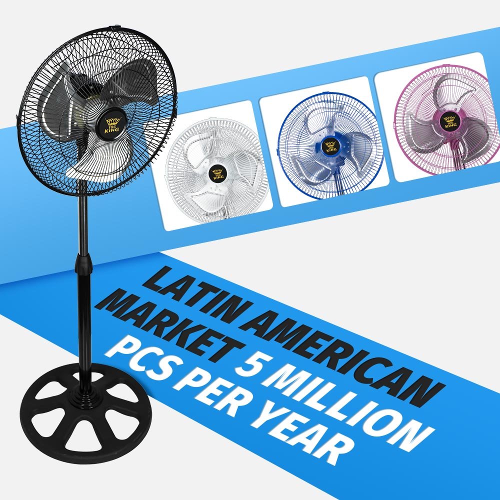 Fan Customization 12 Inch Cooling Air Pedestal Floor Fan Commercial Blue Children Electric Stand Fan - 2 Fan Customization 12 Inch Cooling Air Pedestal Floor Fan Commercial Blue Children Electric Stand Fan - Image 2