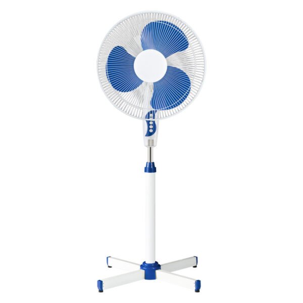 16寸蓝色V仔主体-立扇 Factory Low MOQ Cheap Price 16 Inch 3 in 1 Industrial Stand Fan Floor Fan With Cross Base 3 in 1 for Mexico - 16寸蓝色V仔主体 立扇