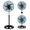 18 Inch Stand Fan 360 Degrees 3 In 1 Fan Ventilador Metal Floor Fan - 18inch360金属三合一