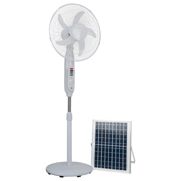 Ventilador 16 Inch Solar Fan 25W 18000mah Portable Rechargeable Stand Solar Fan with Solar Panel - 198