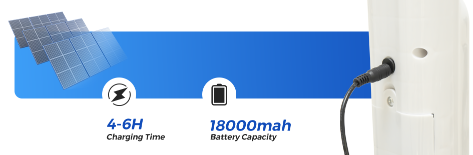 *Ventilador 16 Inch 18000MAH Solar Stand Fan BLDC Motor Pedestal Fan Remote Control Led Light Electric Rechargeable Solar Fan - 5 *Ventilador 16 Inch 18000MAH Solar Stand Fan BLDC Motor Pedestal Fan Remote Control Led Light Electric Rechargeable Solar Fan - 198充电