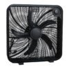 20寸鸿运扇-黑色 Hot Sale 20 Inch Personal SpaceAir Cooler Quantity Accessories Box Fan - 20寸鸿运扇 黑色