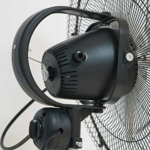 360 Degree Industrial Fan 18 Inch Ventilador 110V 90W AC Aluminum Copper Motor Stand Fan - 4 360 Degree Industrial Fan 18 Inch Ventilador 110V 90W AC Aluminum Copper Motor Stand Fan - 360电机后壳另外一侧