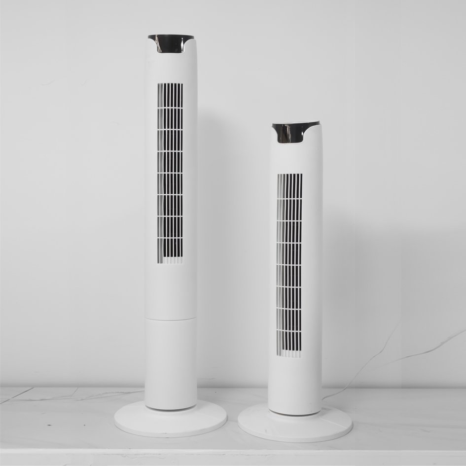 46 Inch Remote Control Pedestal Fans 7H Timer AC Motor Floor Pedestal Fan Digital Display Bladeless Tower Fan - 4 46 Inch Remote Control Pedestal Fans 7H Timer AC Motor Floor Pedestal Fan Digital Display Bladeless Tower Fan - Image 4