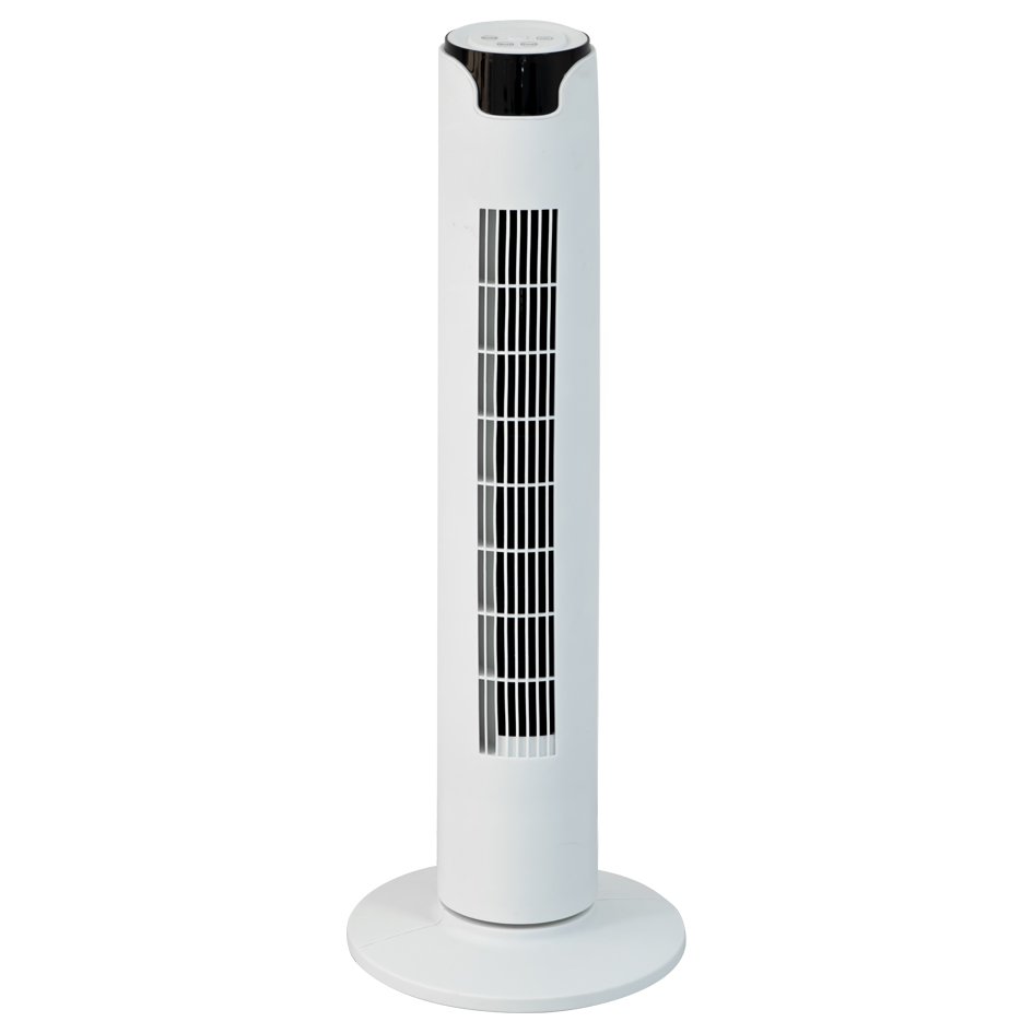46 Inch Remote Control Pedestal Fans 7H Timer AC Motor Floor Pedestal Fan Digital Display Bladeless Tower Fan - 2 46 Inch Remote Control Pedestal Fans 7H Timer AC Motor Floor Pedestal Fan Digital Display Bladeless Tower Fan - Image 2