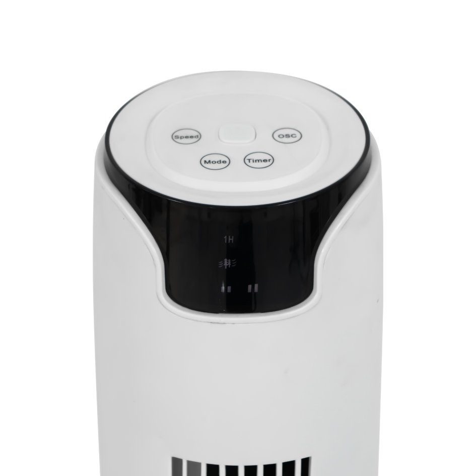 46 Inch Remote Control Pedestal Fans 7H Timer AC Motor Floor Pedestal Fan Digital Display Bladeless Tower Fan - 3 46 Inch Remote Control Pedestal Fans 7H Timer AC Motor Floor Pedestal Fan Digital Display Bladeless Tower Fan - Image 3