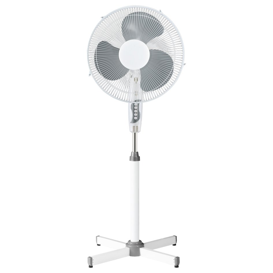 Oscillating 16 Inch Electric Fan 3 Adjustable Speed Pedestal Stand Fan Cross Base - 1 Oscillating 16 Inch Electric Fan 3 Adjustable Speed Pedestal Stand Fan Cross Base