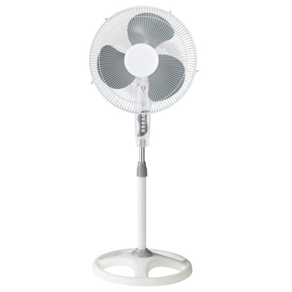 Oscillating 16 Inch Electric Fan 3 Adjustable Speed Pedestal Stand Fan Cross Base - 3pp四孔底盘