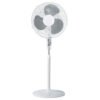 Oscillating 16 Inch Electric Fan 3 Adjustable Speed Pedestal Stand Fan Cross Base - 3pp实心底盘