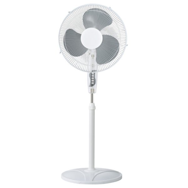 Oscillating 16 Inch Electric Fan 3 Adjustable Speed Pedestal Stand Fan Cross Base - 3pp实心底盘