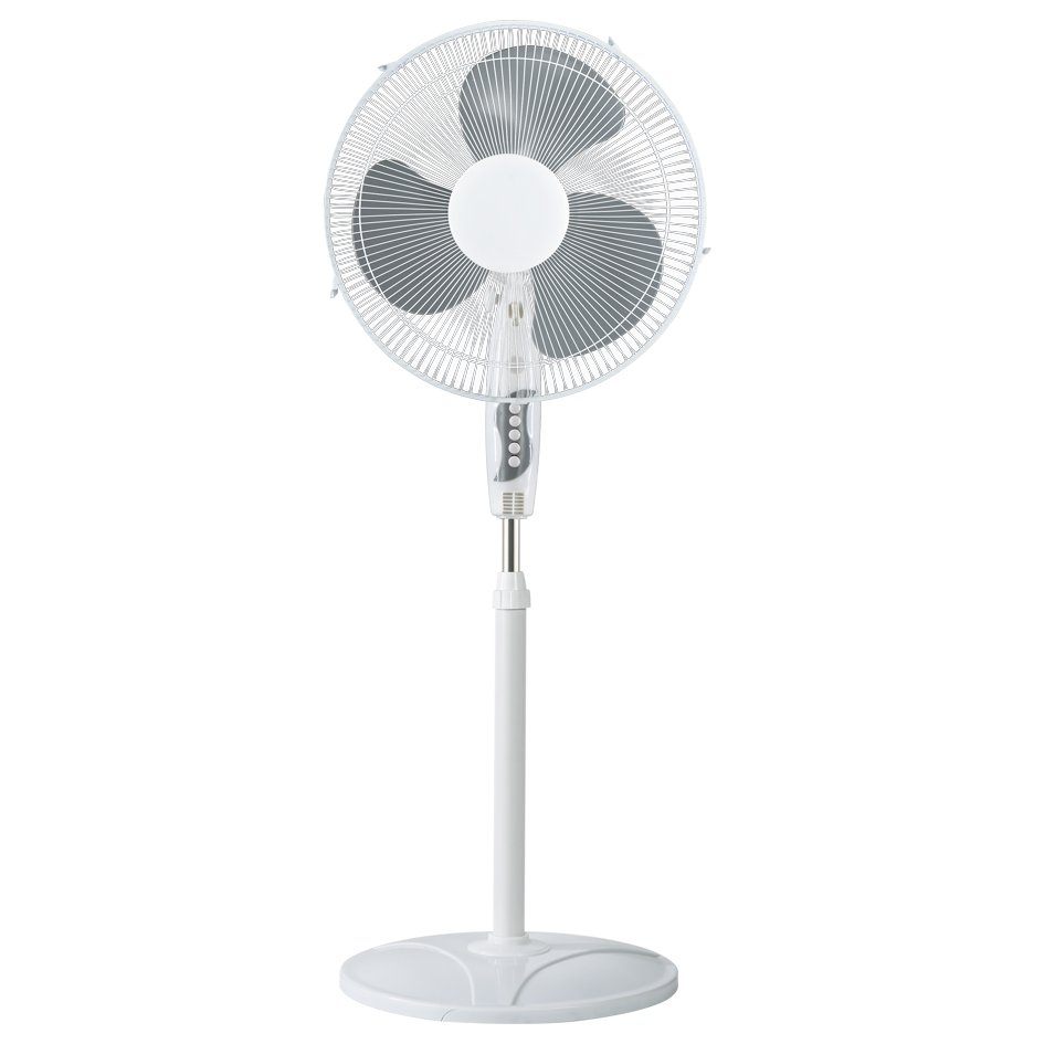 Oscillating 16 Inch Electric Fan 3 Adjustable Speed Pedestal Stand Fan Cross Base - 3 Oscillating 16 Inch Electric Fan 3 Adjustable Speed Pedestal Stand Fan Cross Base - Image 3