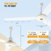 参数 56 Inch Ceiling Fan Copper Motor Living Room Iron Leaf Ceiling Fan Household Three-blade Ceiling Electric Fan - 参数