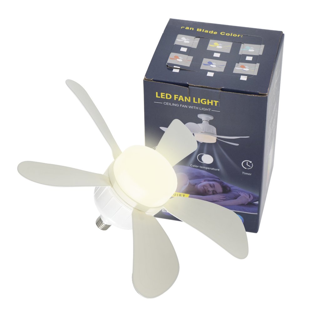 Ventilador Manufacturer 16 Inch 2 in1 Ceiling Fan Light Remote Control E27 23w LED Ceiling Fan with Light - 2 Ventilador Manufacturer 16 Inch 2 in1 Ceiling Fan Light Remote Control E27 23w LED Ceiling Fan with Light - Image 2