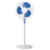 实心底盘 16 Inch 3 pp Blades Blue White Spider Base Cross Base Stand Fan for Home - 实心底盘