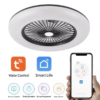 FC755 22 Inch Ceiling Fan Hidden Blades APP Remote Control Chandeliers Pendant Lights LED Ceiling Fan Lamp - 微信图片 20250422170343