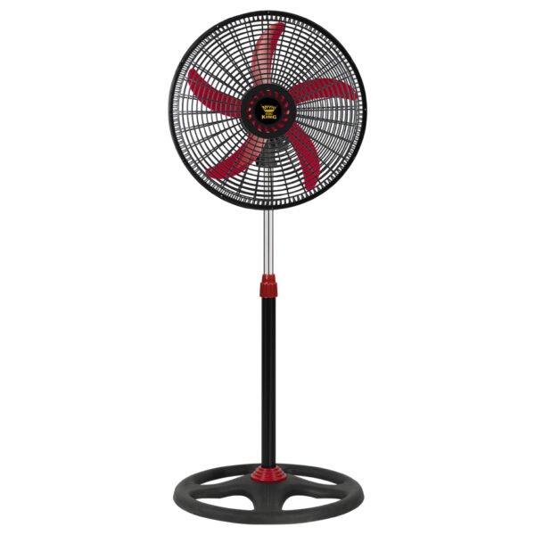 红色五叶+四孔 Stand Fan 18 Inch Electric Fan Cheap Price Pedestal Fan - 红色五叶四孔
