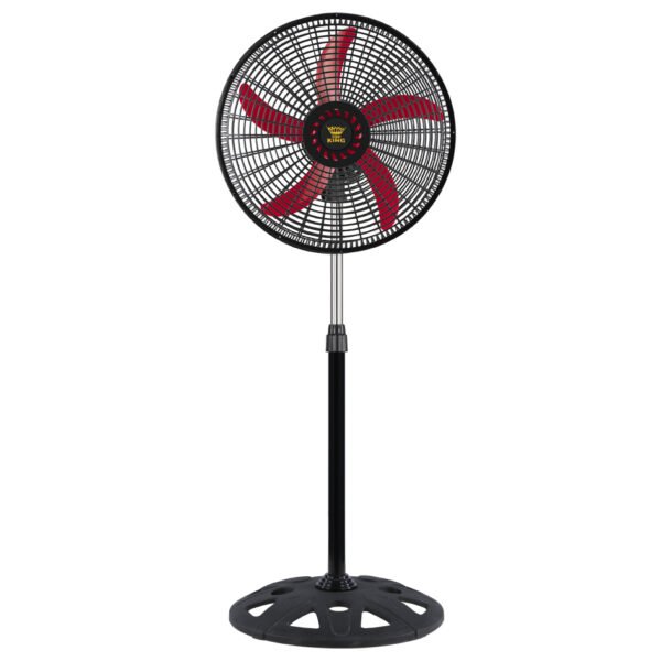 红色五叶+多孔 Stand Fan 18 Inch Electric Fan Cheap Price Pedestal Fan - 红色五叶多孔