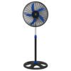 18 Inch Electric Ventilador Manufacturer High Speeds 110V 90W AC Copper Motor Pedestal Fan Stand OEM - 蓝色五叶五孔