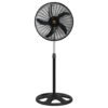 Factory Wholesale Household Electric Stand Fan Ventilador De Piso De Metal Tres En Uno De 18 Pulgadas - 黑色五叶五孔