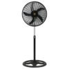 Factory Wholesale Household Electric Stand Fan Ventilador De Piso De Metal Tres En Uno De 18 Pulgadas - 黑色五叶四孔