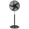 Factory Wholesale Household Electric Stand Fan Ventilador De Piso De Metal Tres En Uno De 18 Pulgadas - 黑色五叶多孔